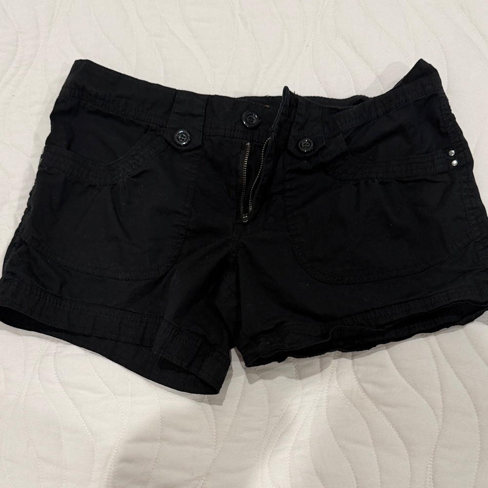 Copper Key Black Women's Cargo Shorts